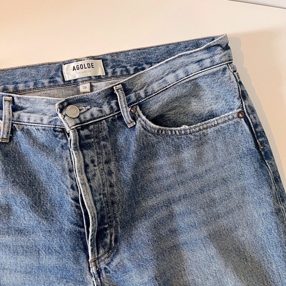 Agolde Lana Jean Mid Rise Vintage Straight Leg Denim Size 29 - Picture 12 of 14